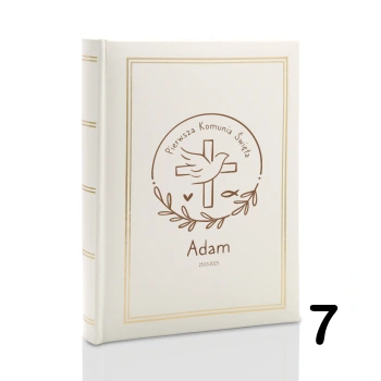 Album komunijny wsuwany na 100 zdjęć 10x15 personalizowany 8 wzorów